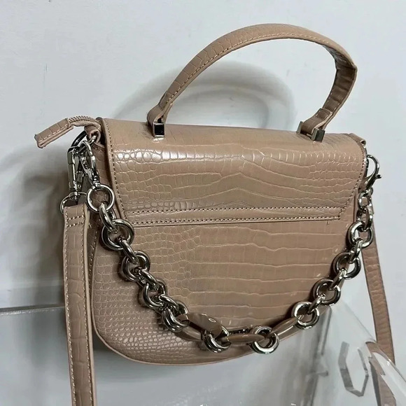 Tan Bag with Chain Detail - Picture 4 of 9
